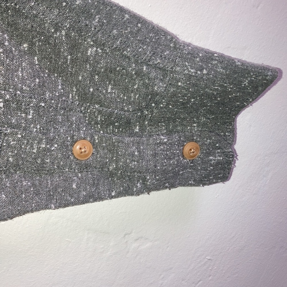 Volcom Gray Warm Button Down Skateboarding Shirt … - image 6